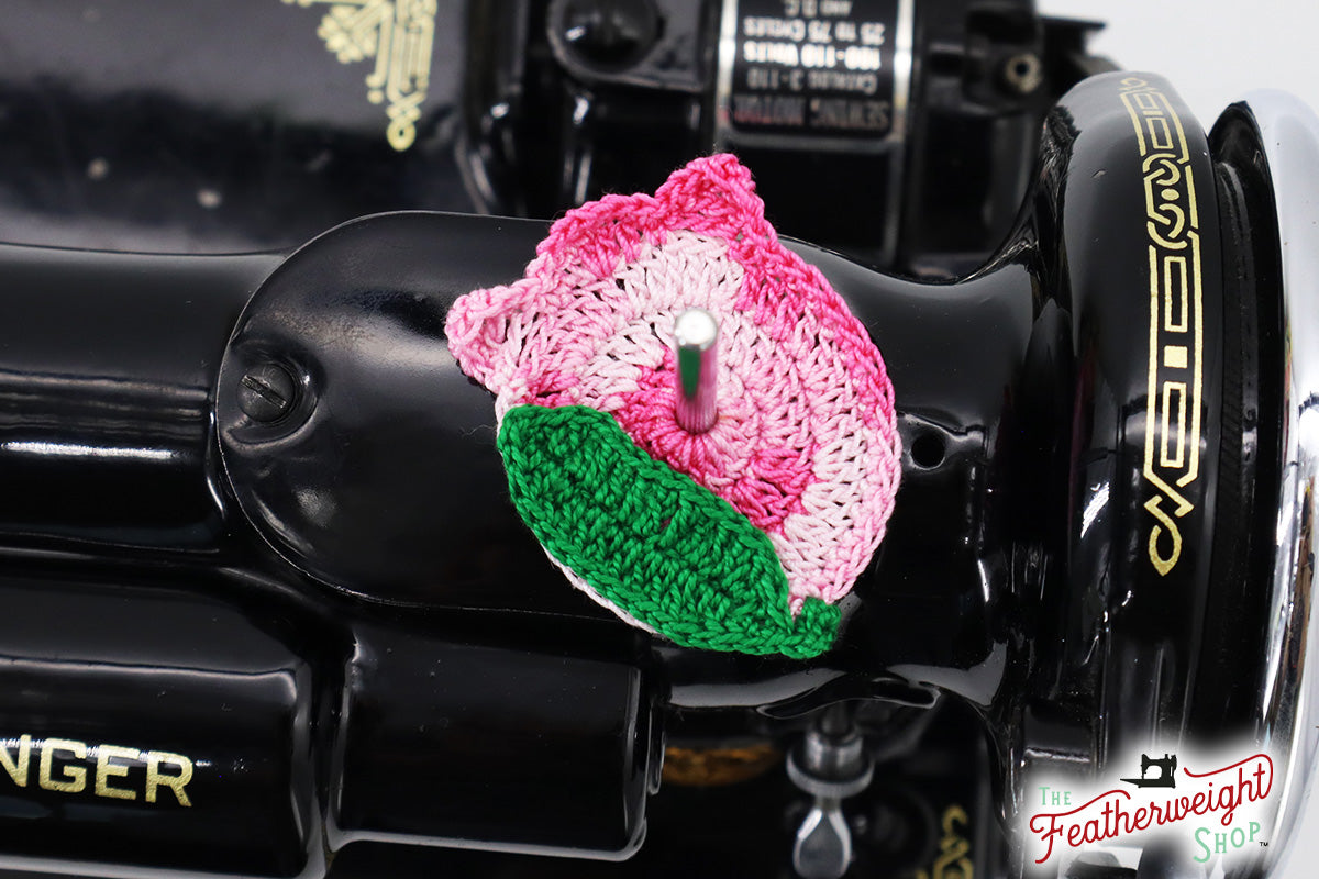 Spool Pin Doily - Tulip Flower