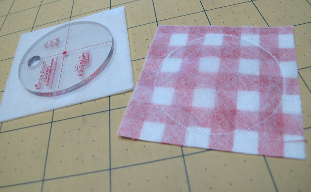 using the circle ruler