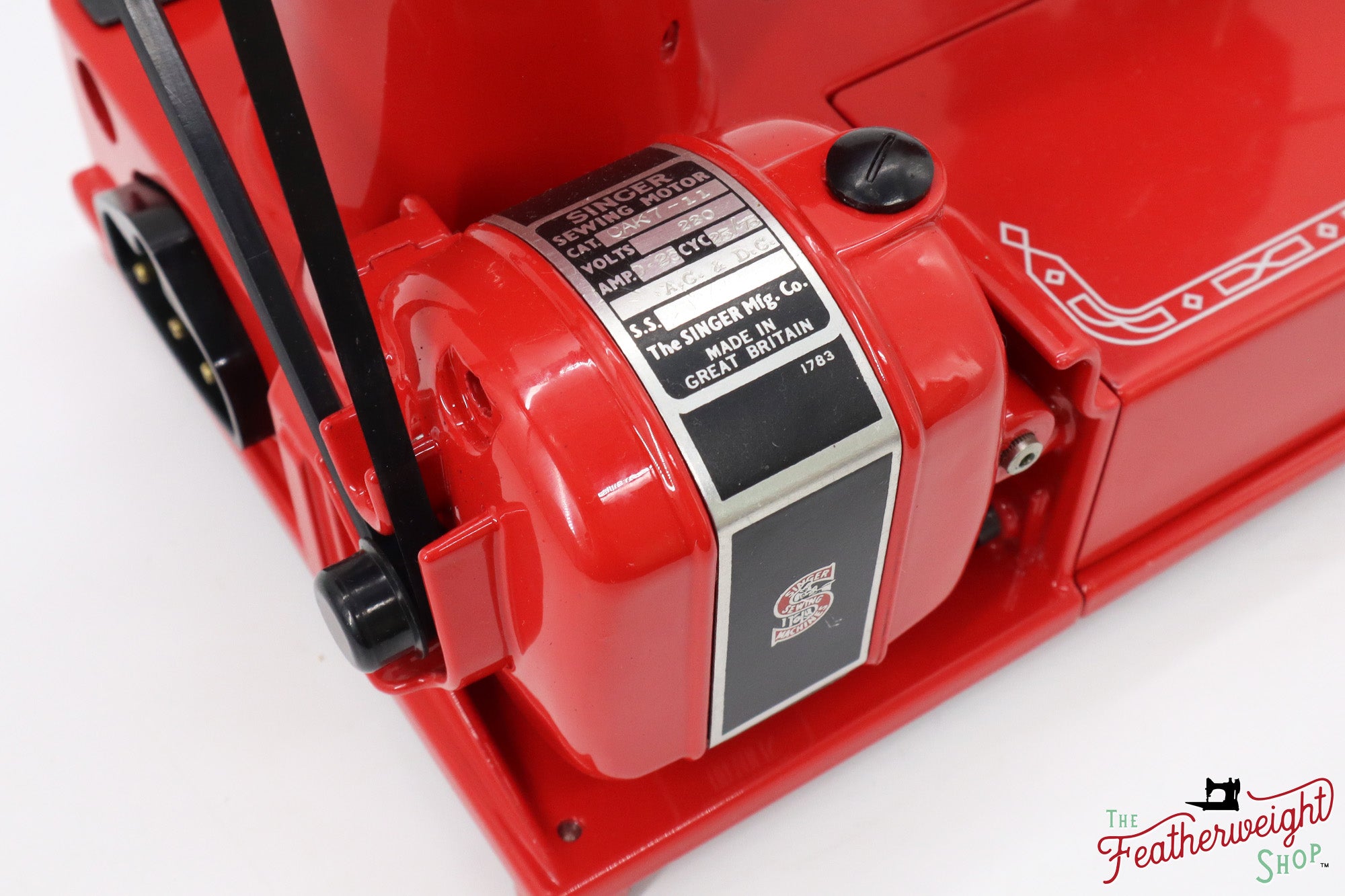 Singer Featherweight 222K EJ225***, 1953 - Fully Restored in Happy Red - 656th 222 Produced!