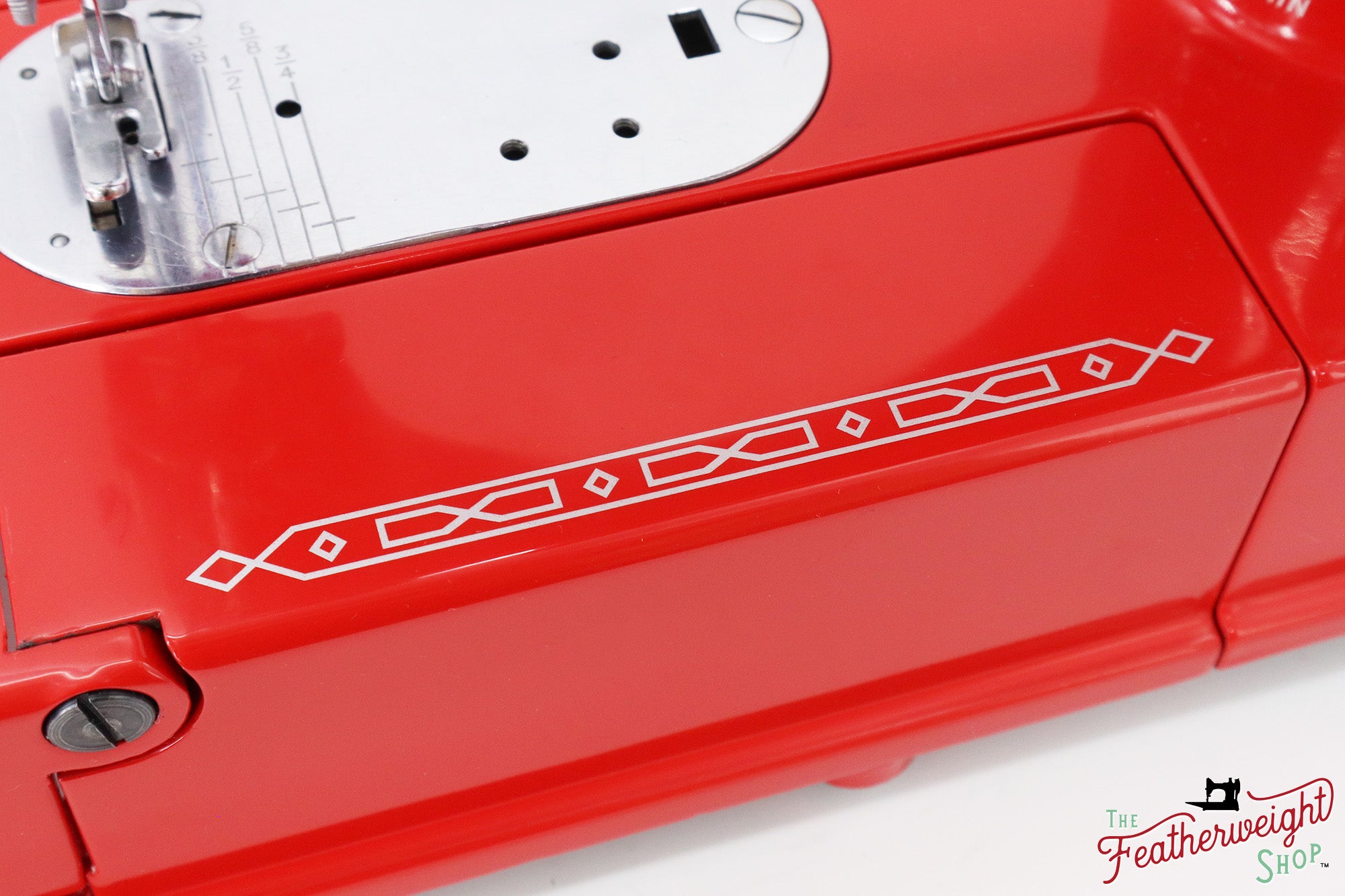 Singer Featherweight 222K EJ225***, 1953 - Fully Restored in Happy Red - 656th 222 Produced!