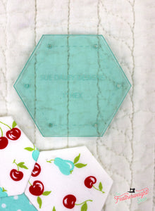 Sue Daley 1" Hexagon Template For English Paper Piecing
