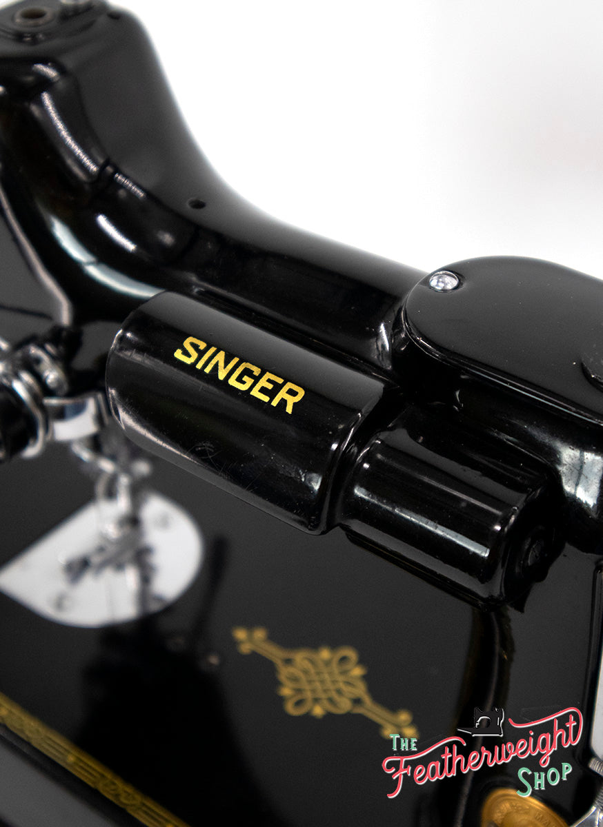 Singer Featherweight 221 Sewing Machine, AF391*** - Corduroy Insert - RARE