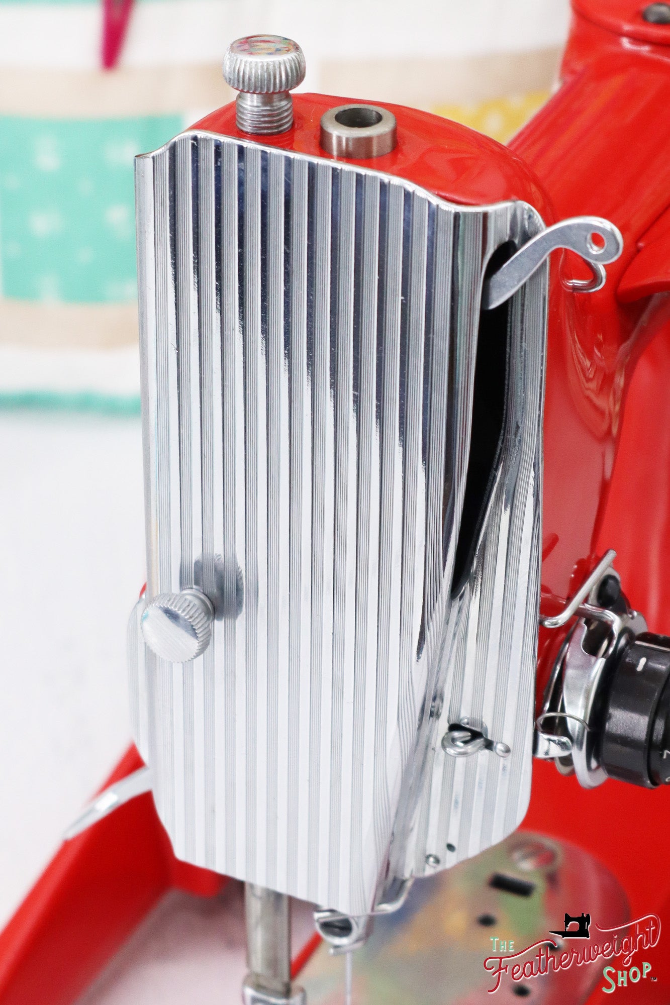 Singer Featherweight 222K EJ225***, 1953 - Fully Restored in Happy Red - 656th 222 Produced!