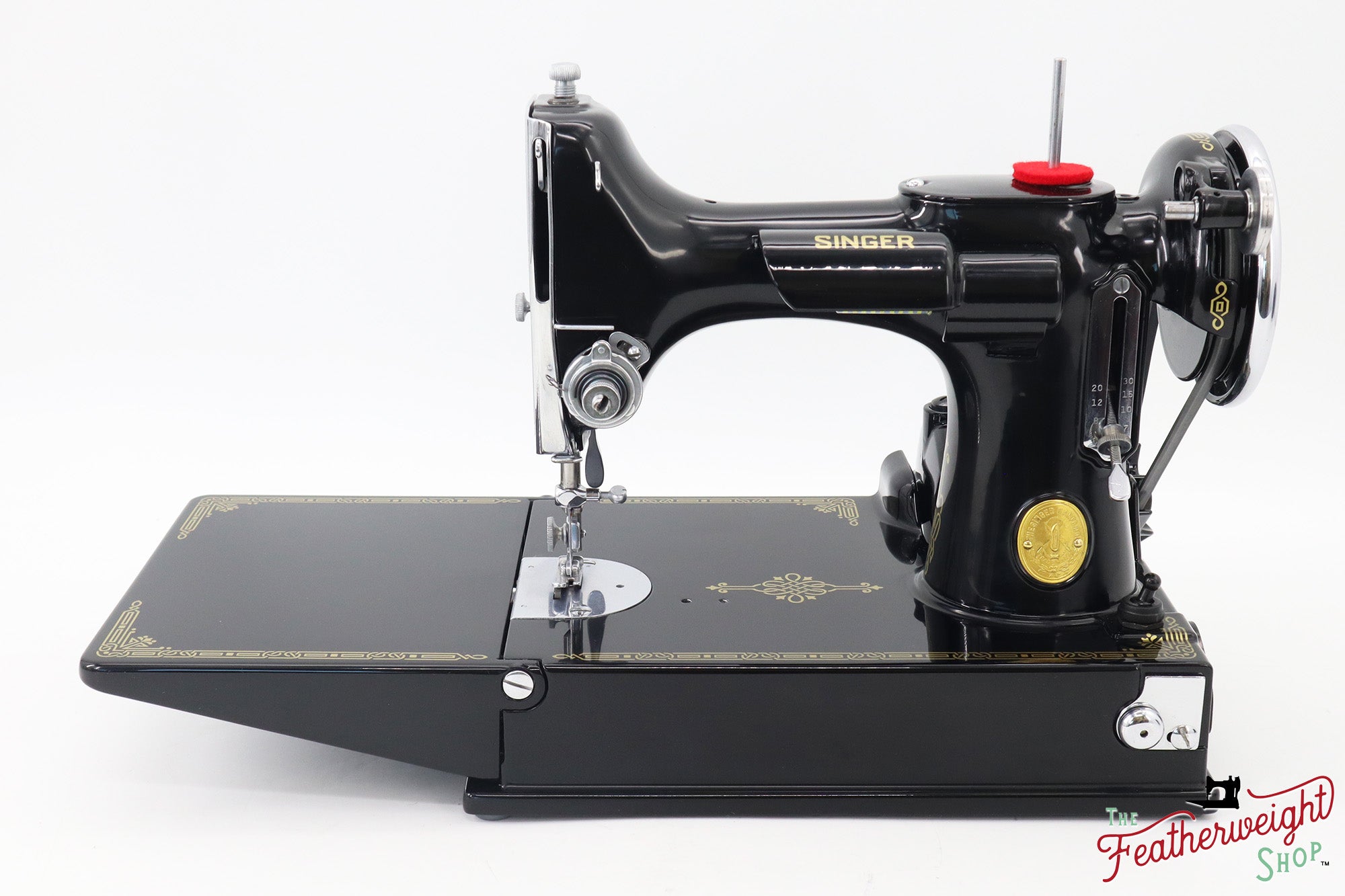 Singer Featherweight 221 Sewing machine, "First-Run" 1933 AD5473** - Fully Restored in Gloss Black