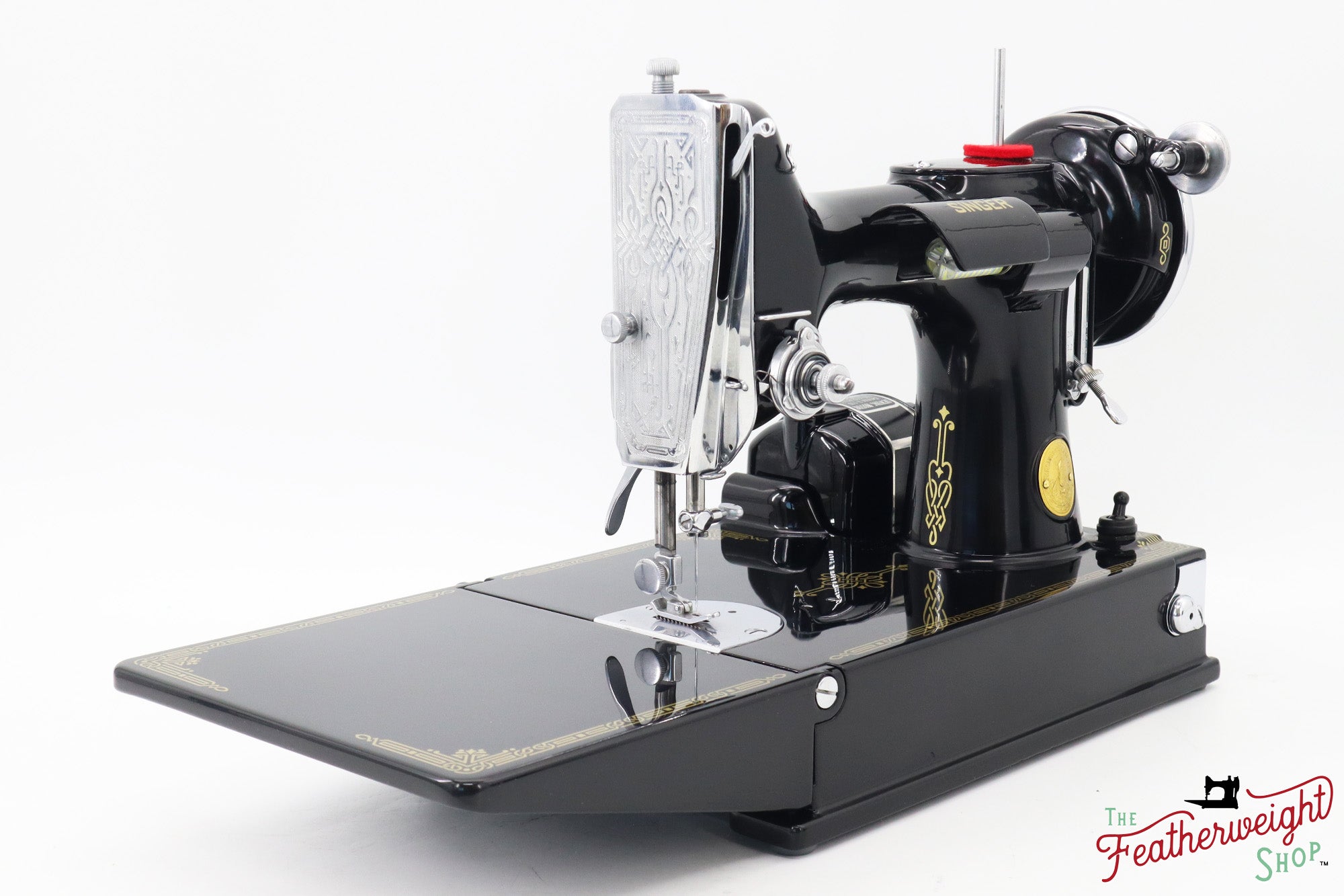 Singer Featherweight 221 Sewing machine, "First-Run" 1933 AD5473** - Fully Restored in Gloss Black