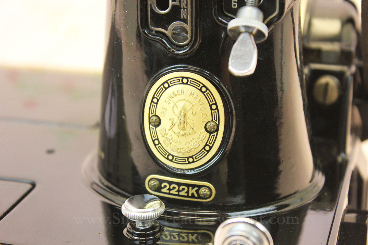 Singer Featherweight 222K Sewing Machine EP542***