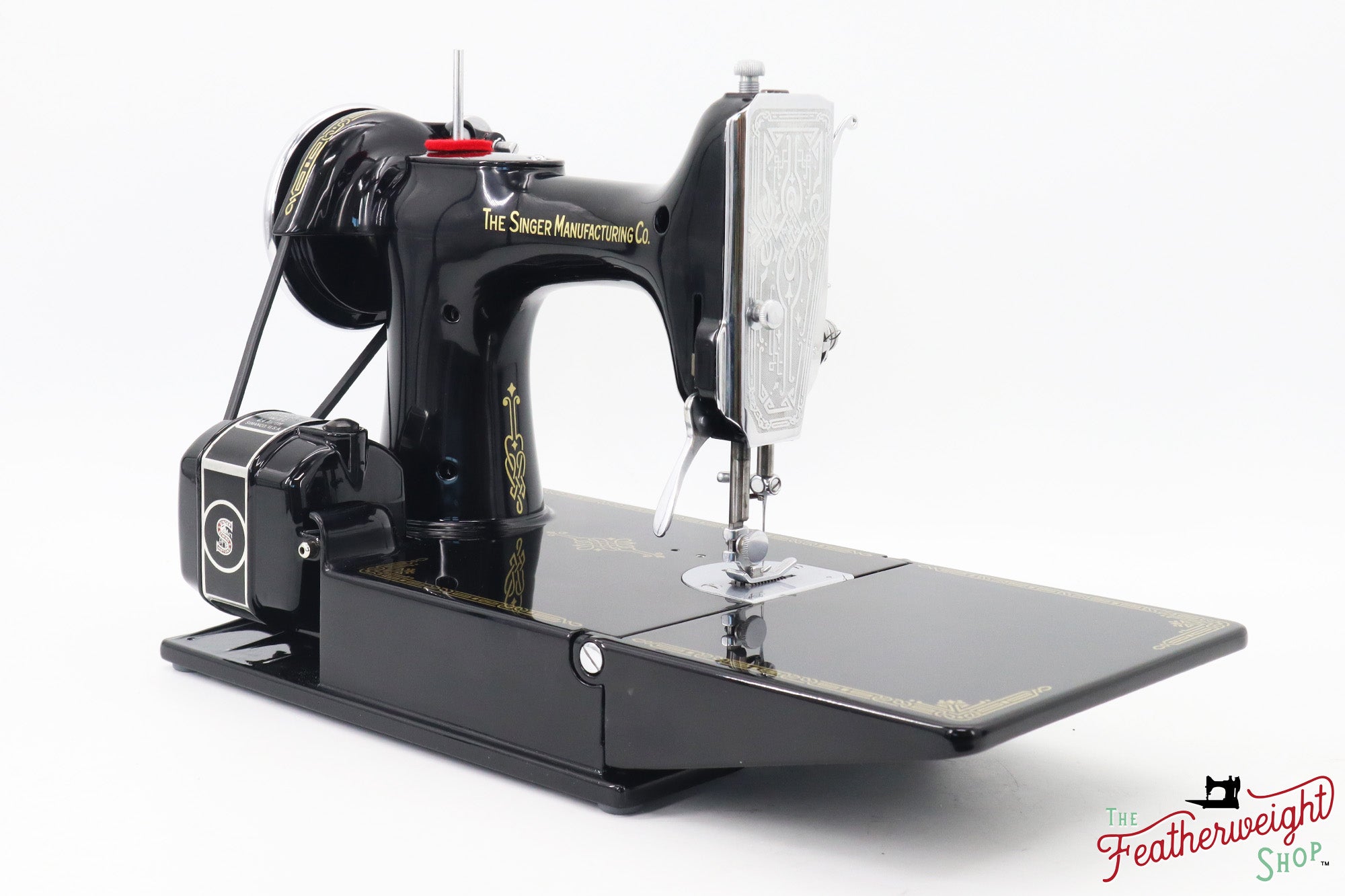 Singer Featherweight 221 Sewing machine, "First-Run" 1933 AD5473** - Fully Restored in Gloss Black