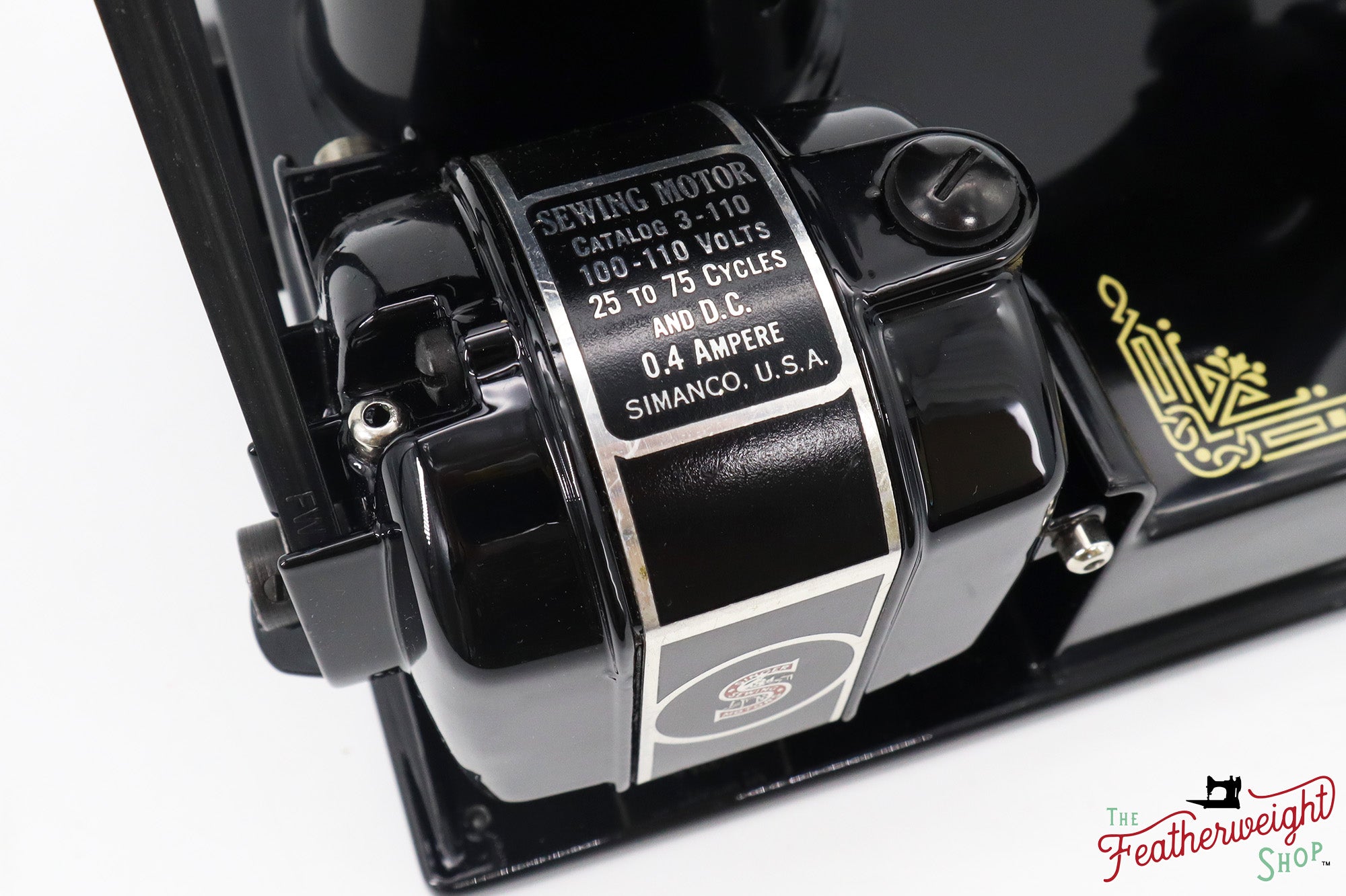 Singer Featherweight 221 Sewing machine, "First-Run" 1933 AD5473** - Fully Restored in Gloss Black