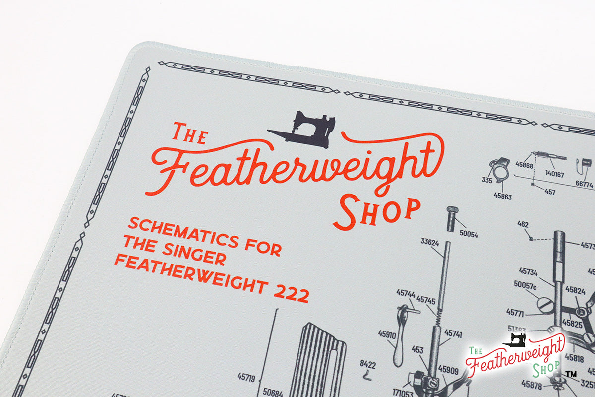 Servicing Mat, 222 Featherweight Schematic