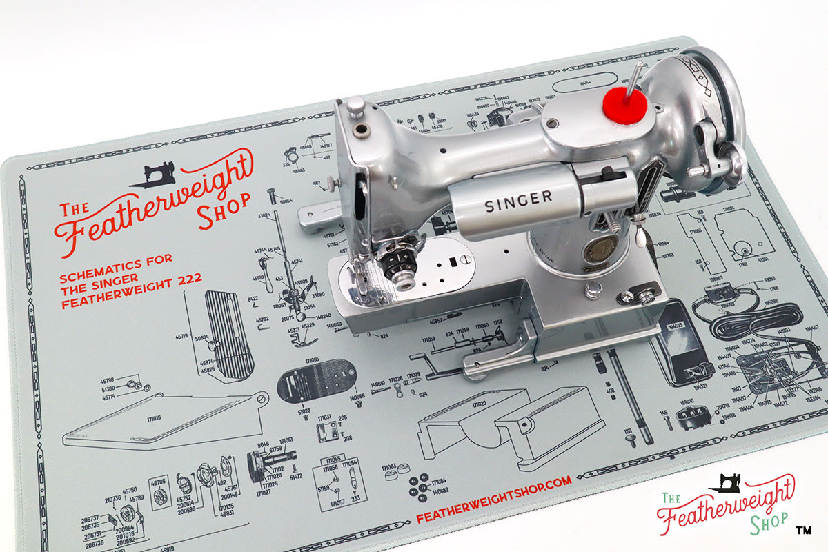 Servicing Mat, 222 Featherweight Schematic