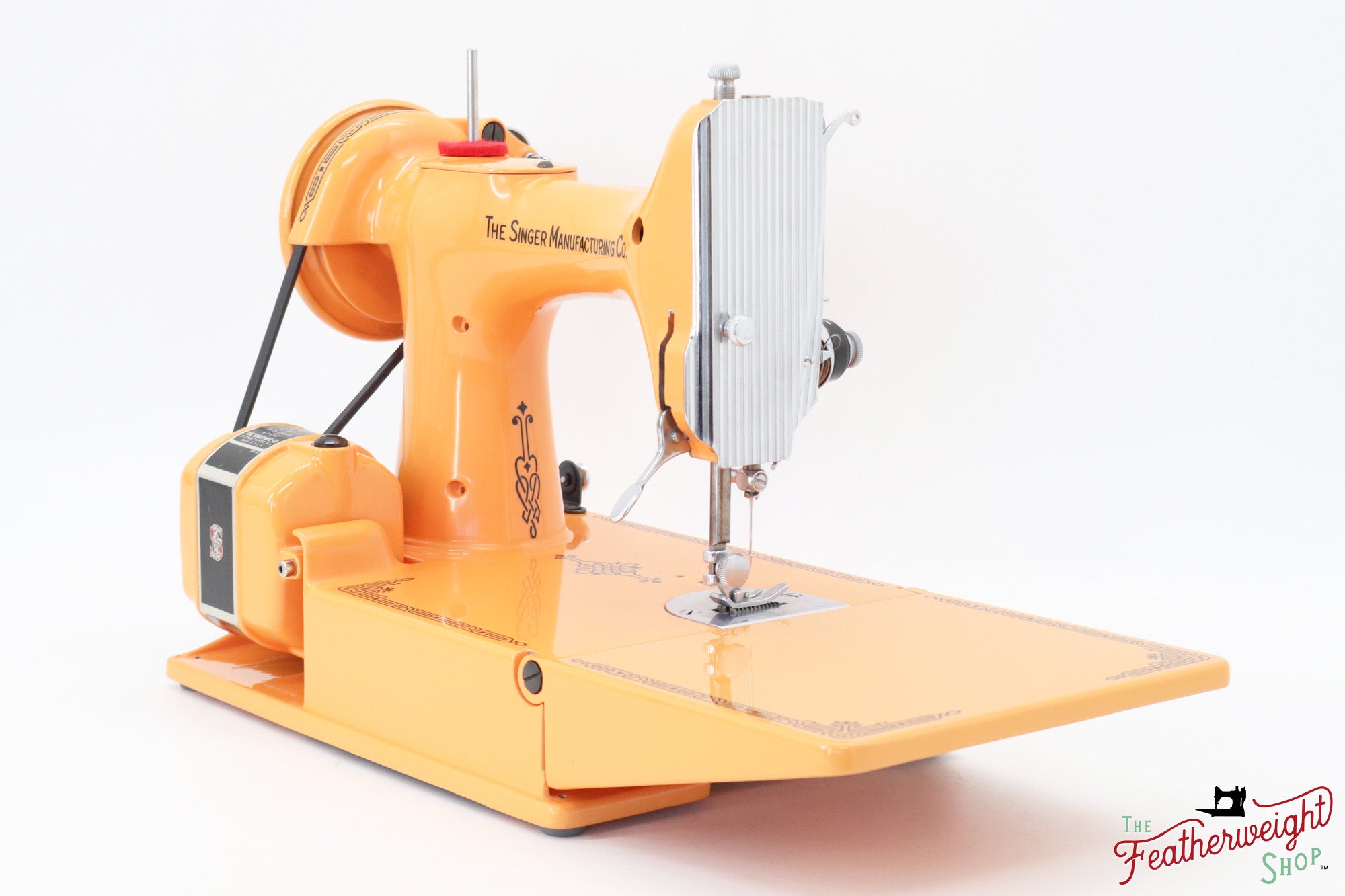 Singer Featherweight 221, AH219*** - Fully Restored in Happy Papaya