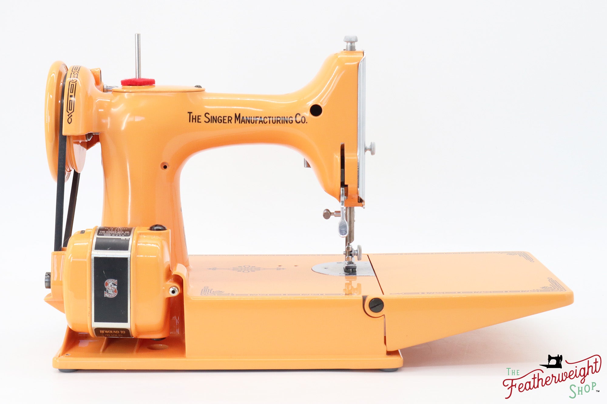 Singer Featherweight 221, AH219*** - Fully Restored in Happy Papaya