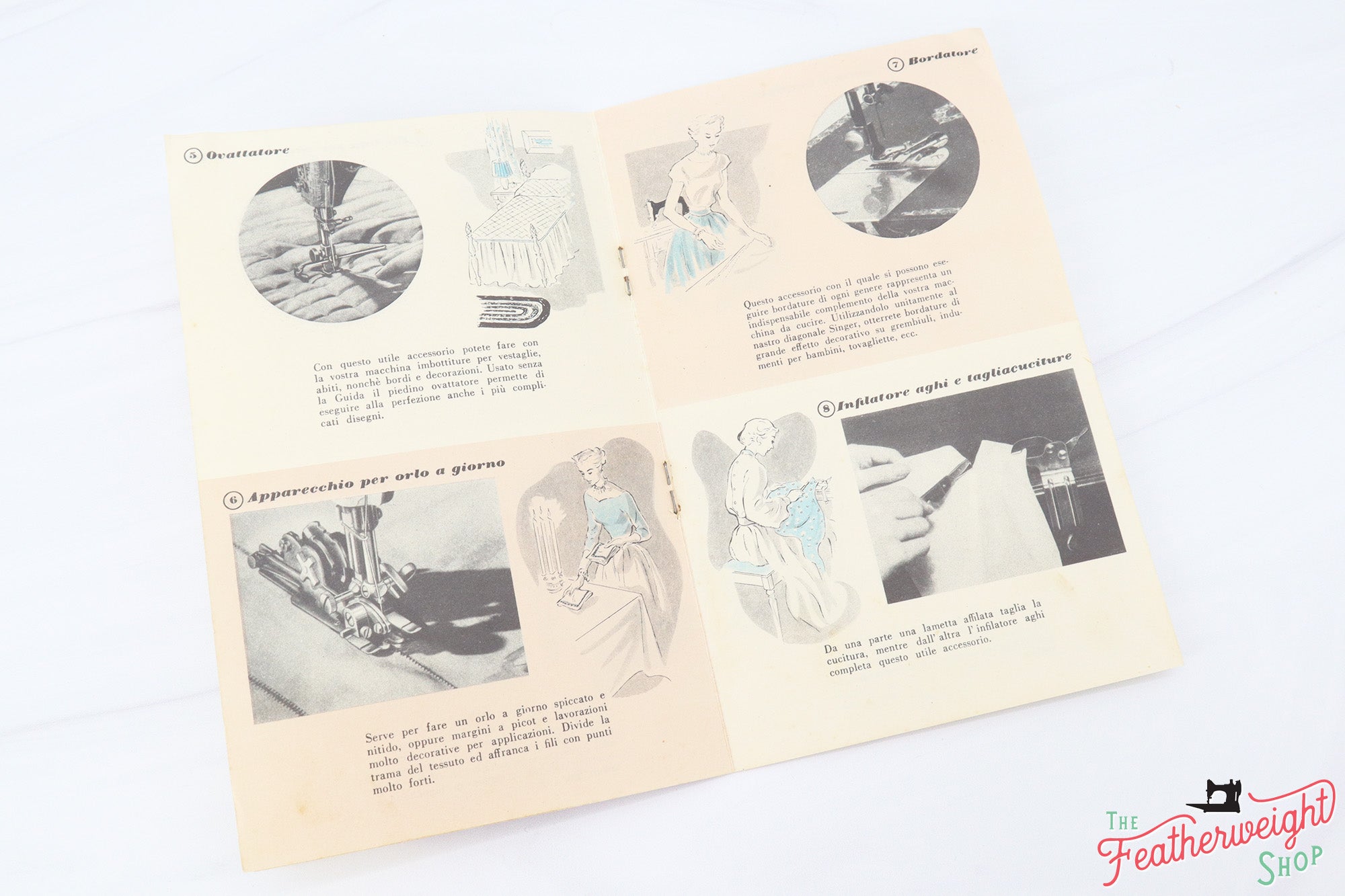 singer Italian moda book