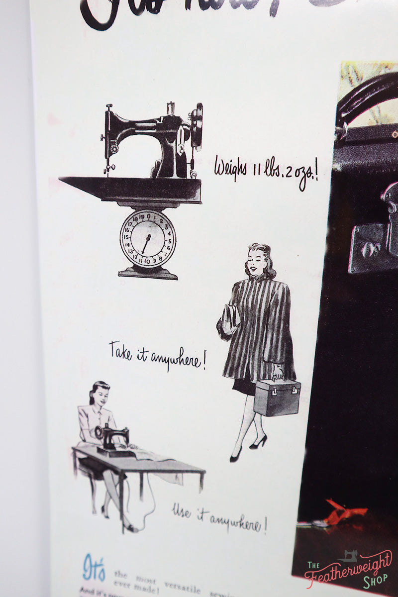 Singer Featherweight Advertisment