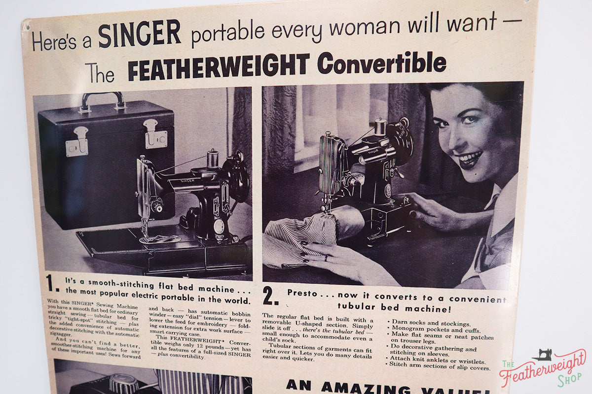 Singer Featherweight Advertisment