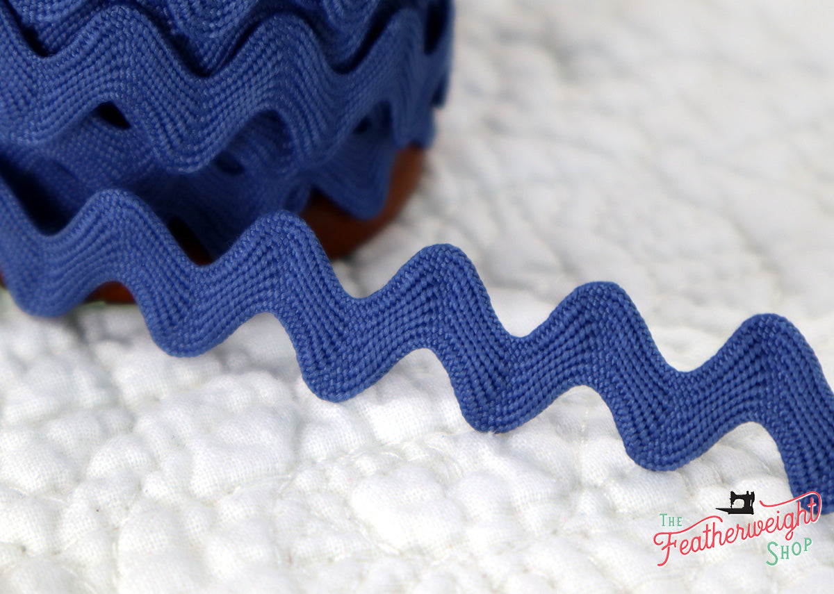 5/8" Inch DENIM VINTAGE TRIM Large RIC RAC by Lori Holt (by the yard)