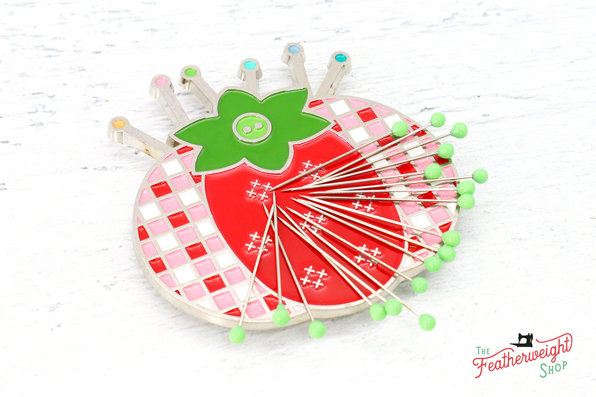 Needle Minder, Tomato Pin Cushion by Lori Holt - LARGE