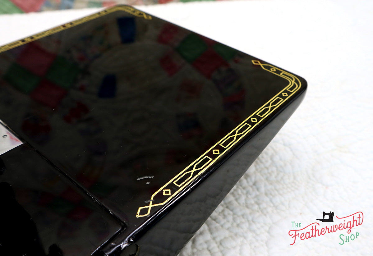 Singer Featherweight 221 Sewing Machine, RED "S" ES242***