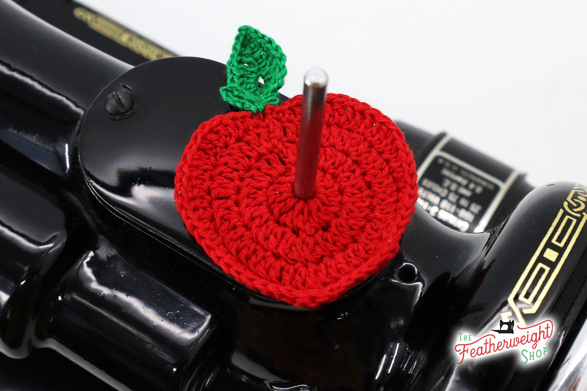 Spool Pin Doily - Apple
