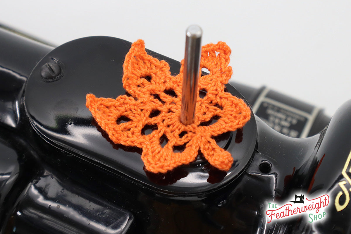 Spool Pin Doily - Leaf
