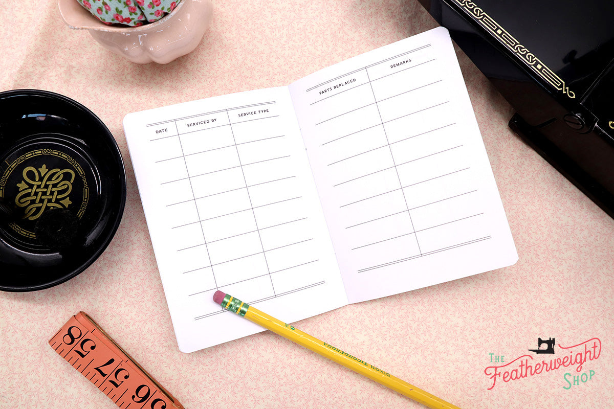 Inside of service log book