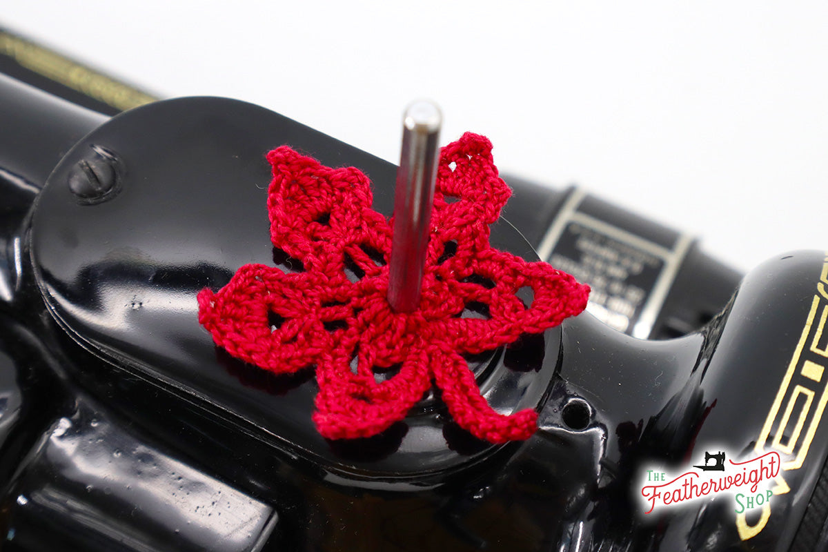 Spool Pin Doily - Leaf