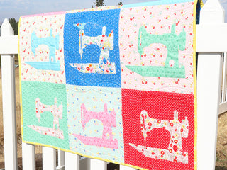 Load image into Gallery viewer, PATTERN, FLOCK OF SINGERS Wall-Hanging Quilt