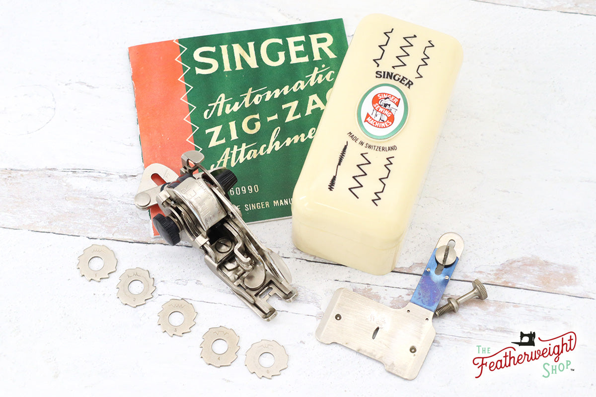 VTG Singer Sewing Foot Attachments Set 15 Pieces Straight 