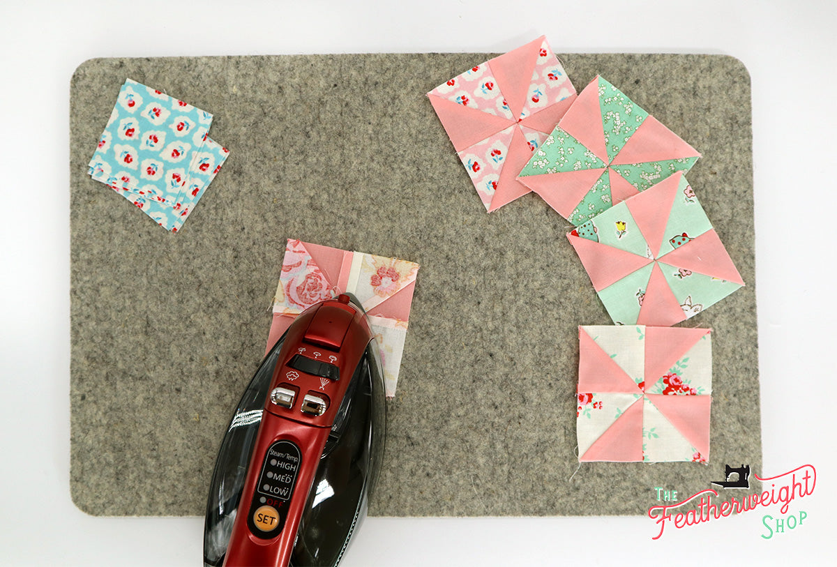 Quilter's Pressing Fleece, 12" x 18" - 100% Wool  STANDARD SIZE (New and Improved)