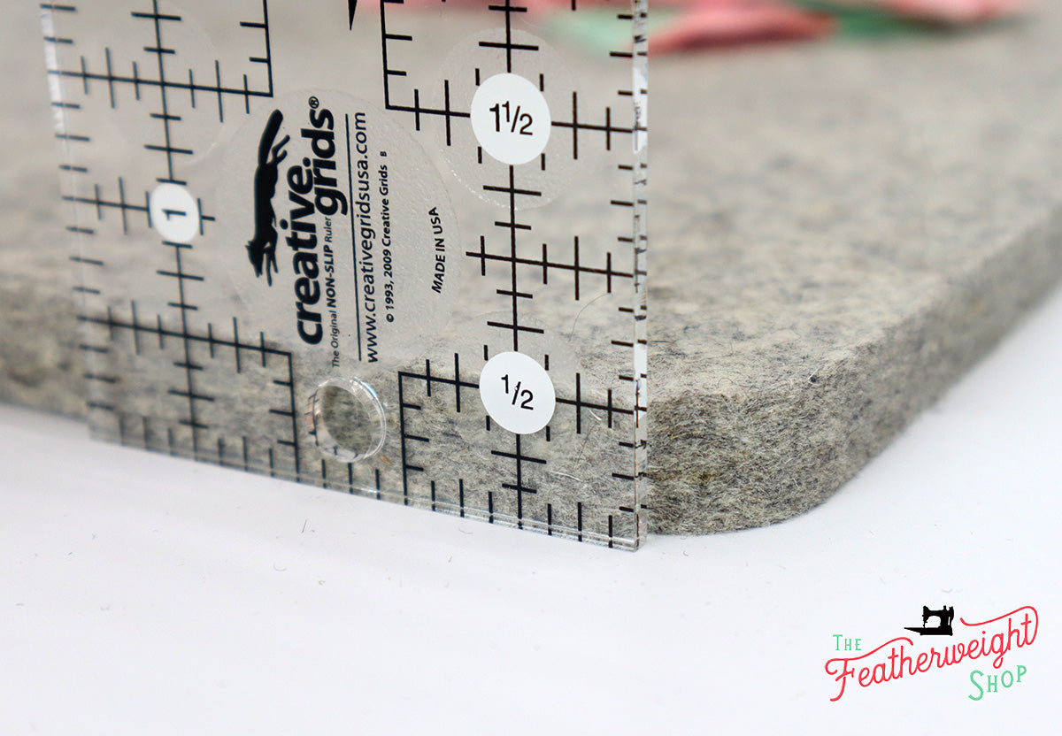 Quilter's Pressing Fleece, 12" x 18" - 100% Wool STANDARD SIZE (New and Improved)