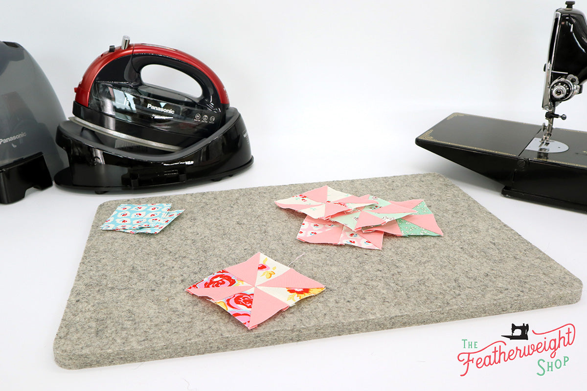 Quilter's Pressing Fleece, 12" x 18" - 100% Wool STANDARD SIZE (New and Improved)