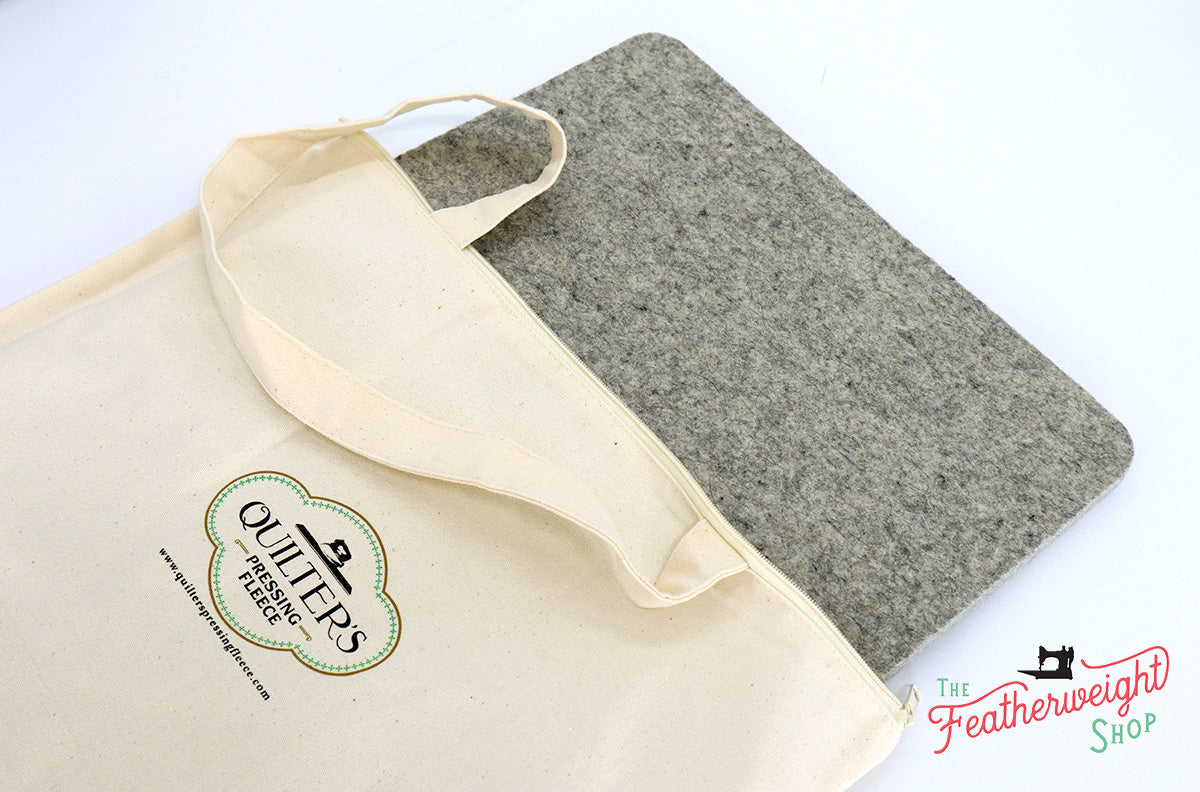 Quilter's Pressing Fleece, 12" x 18" - 100% Wool STANDARD SIZE (New and Improved)