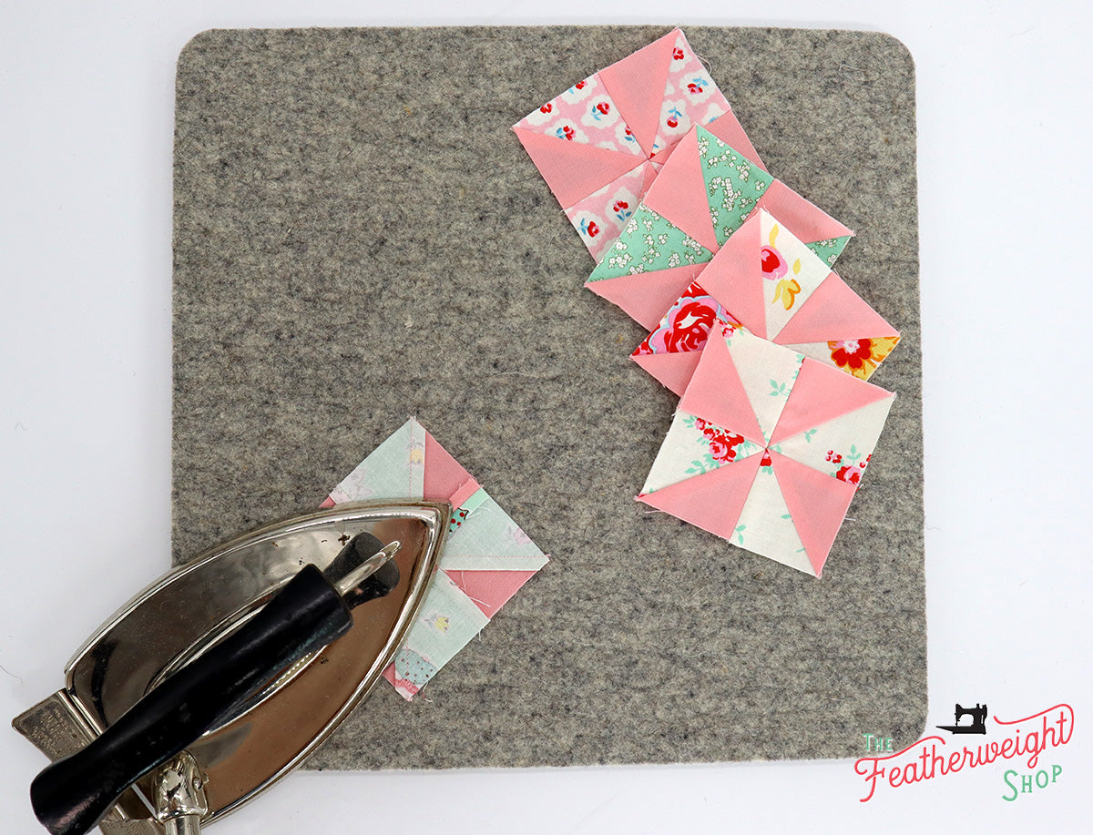 Quilter's Pressing Fleece, 13" x 13" - 100% Wool  SMALL (New and Improved)