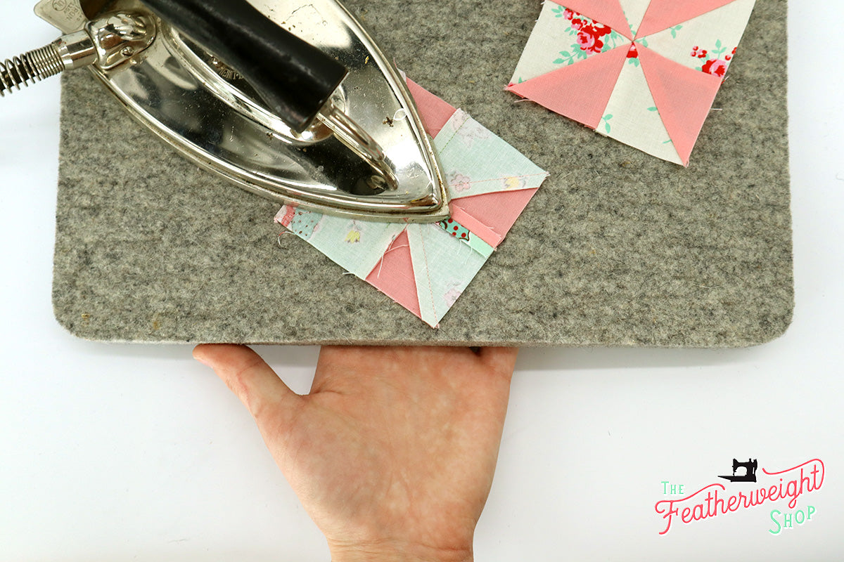 Quilter's Pressing Fleece, 13" x 13" - 100% Wool  SMALL (New and Improved)