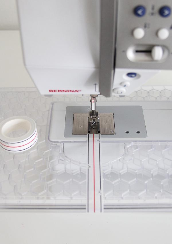 using the diagonal seam tape