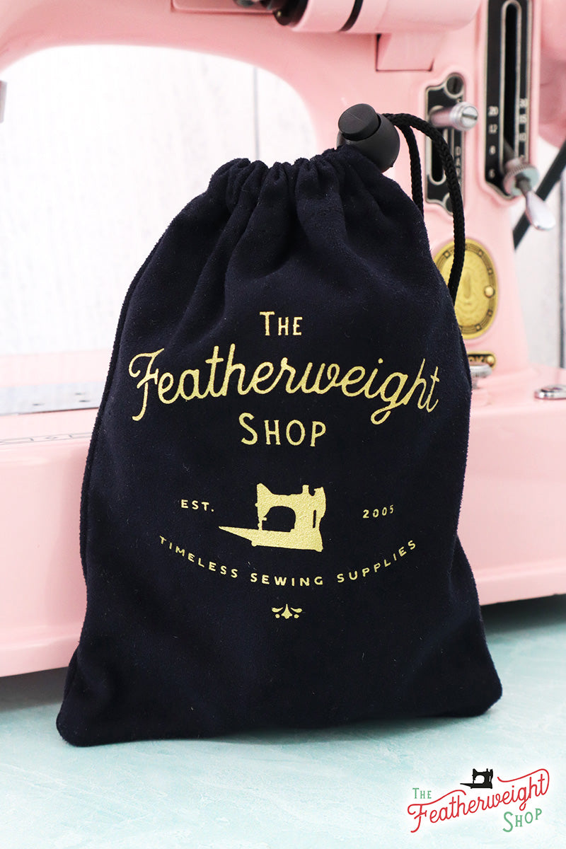 front of drawstring pouch