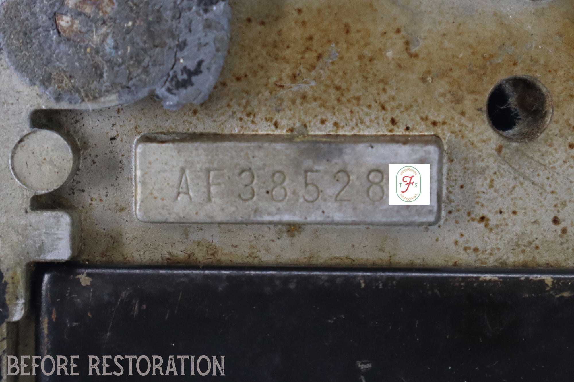 Singer Featherweight Top Decal 221 Fully Restored in Gloss Black, AF3852** - SCARCE