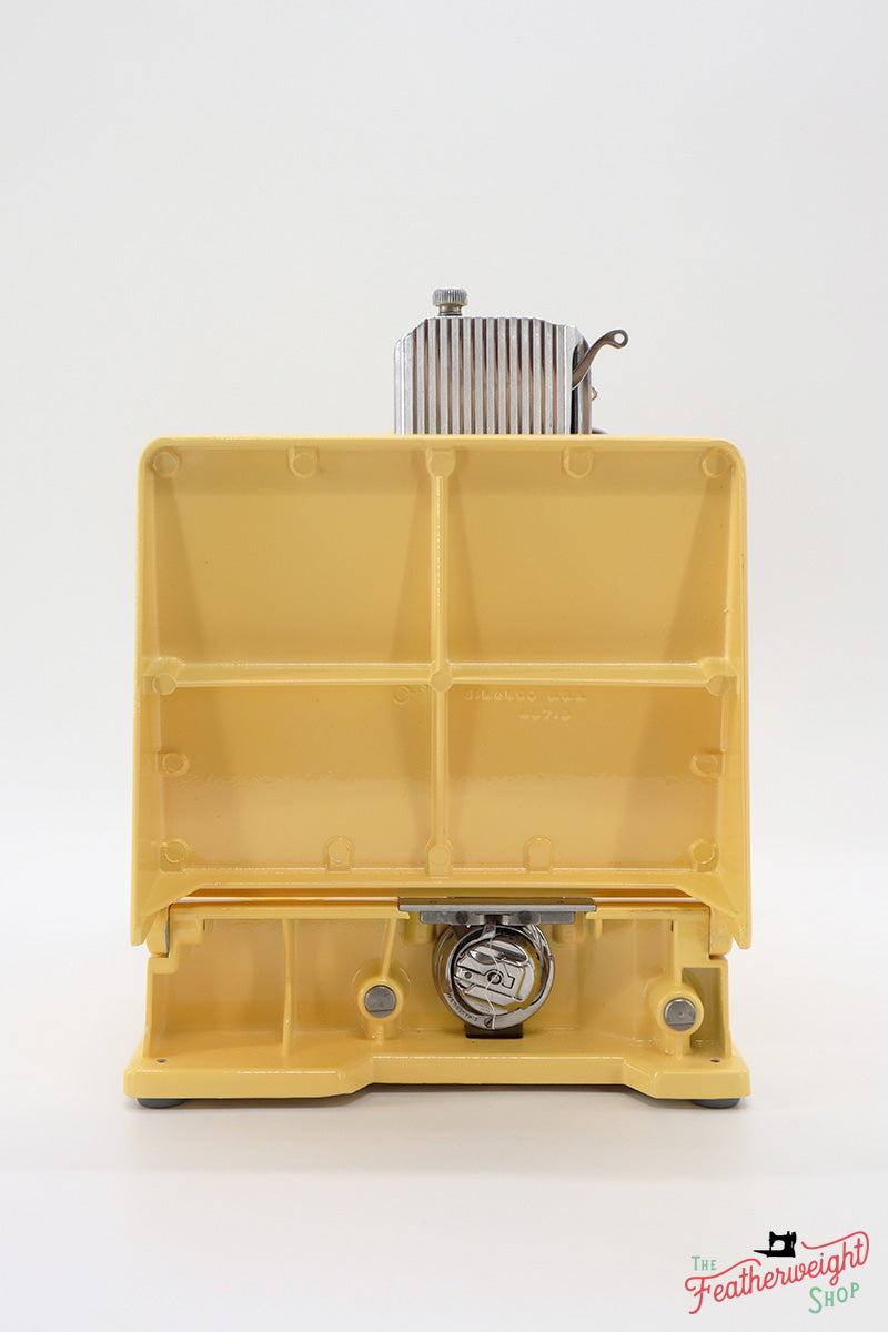 Singer Featherweight 221 Centennial Sewing Machine AK5868** - Fully Restored in Happy Yellow
