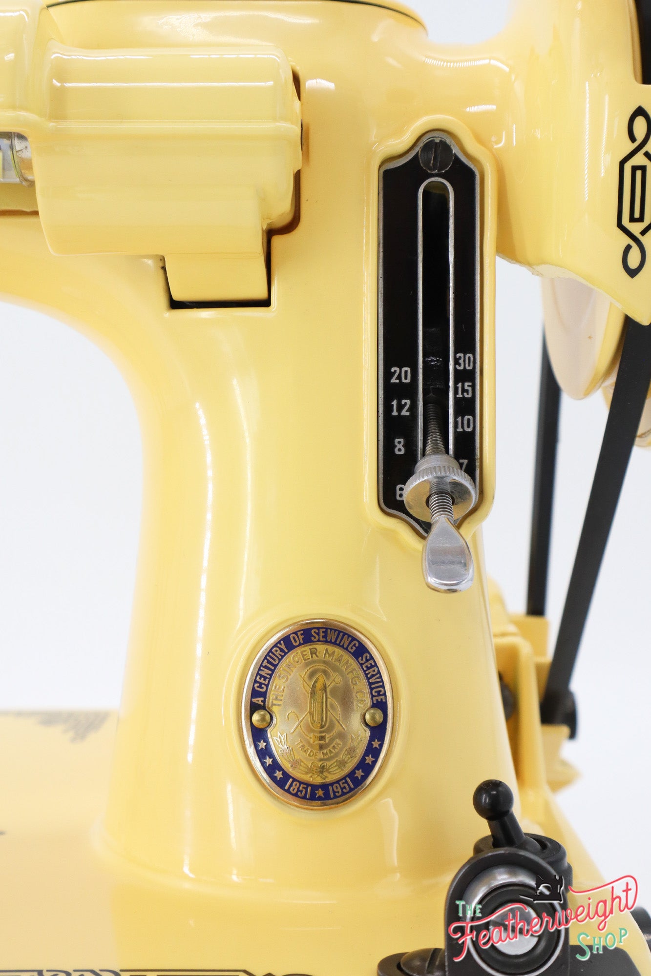 Singer Featherweight 221 Centennial, AJ648*** - Fully Restored in Happy Yellow