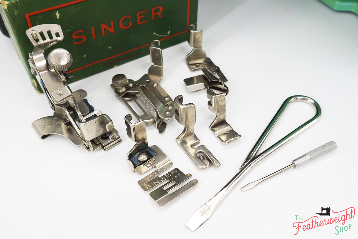 Singer Featherweight Swedish 221K Centennial EG966*** - Fully Restored in Jadeite Milky Green