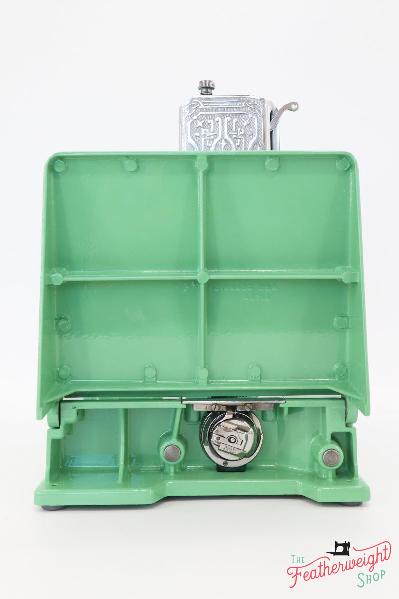 Singer Featherweight Swedish 221K Centennial EG966*** - Fully Restored in Jadeite Milky Green