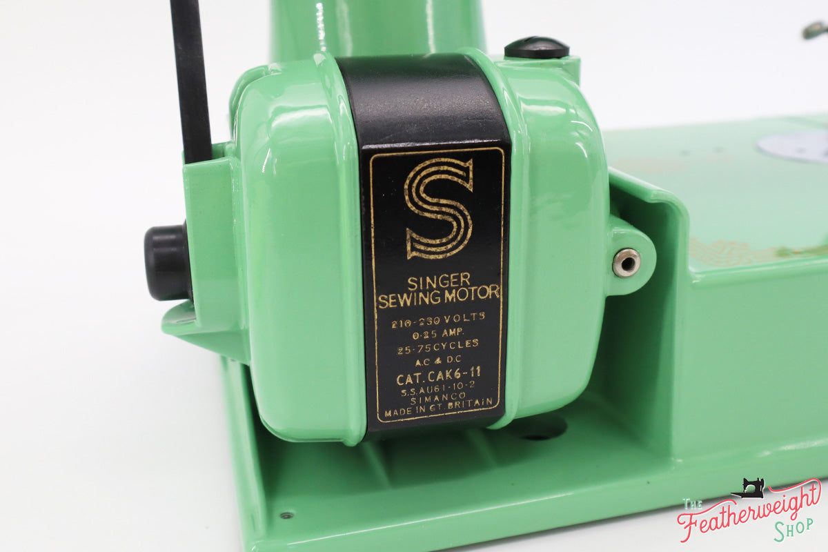 Singer Featherweight Swedish 221K Centennial EG966*** - Fully Restored in Jadeite Milky Green