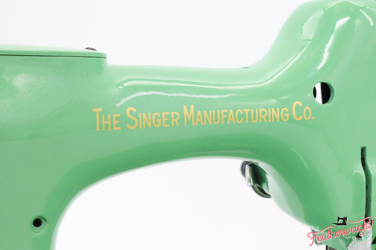 Singer Featherweight Swedish 221K Centennial EG966*** - Fully Restored in Jadeite Milky Green
