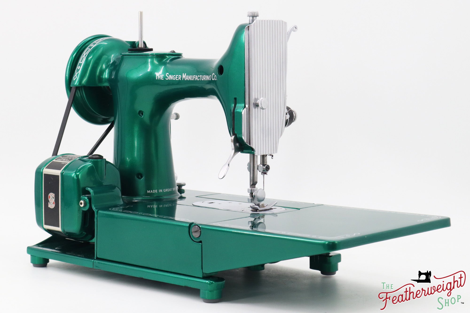 Singer Featherweight 222K - EJ911*** - Fully Restored in Emerald Green
