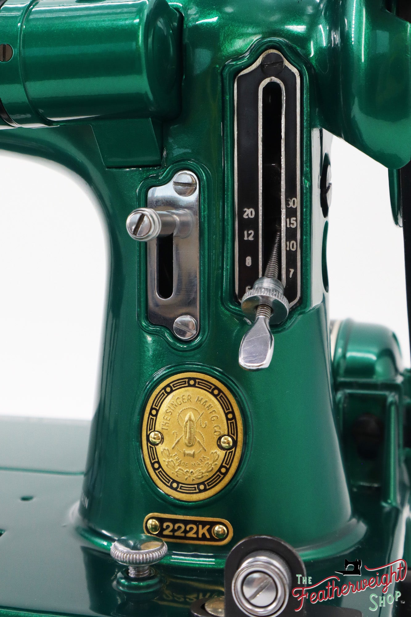 Singer Featherweight 222K - EJ911*** - Fully Restored in Emerald Green