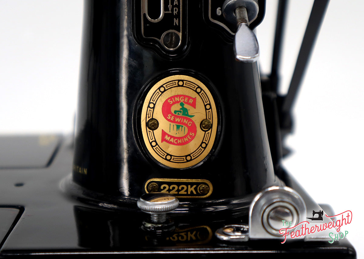 Singer Featherweight 222K Sewing Machine, RED "S" ER0244**