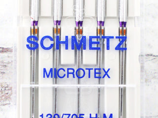 Load image into Gallery viewer, Schmetz Sewing Needles Chrome Sharp MICROTEX, 5pk