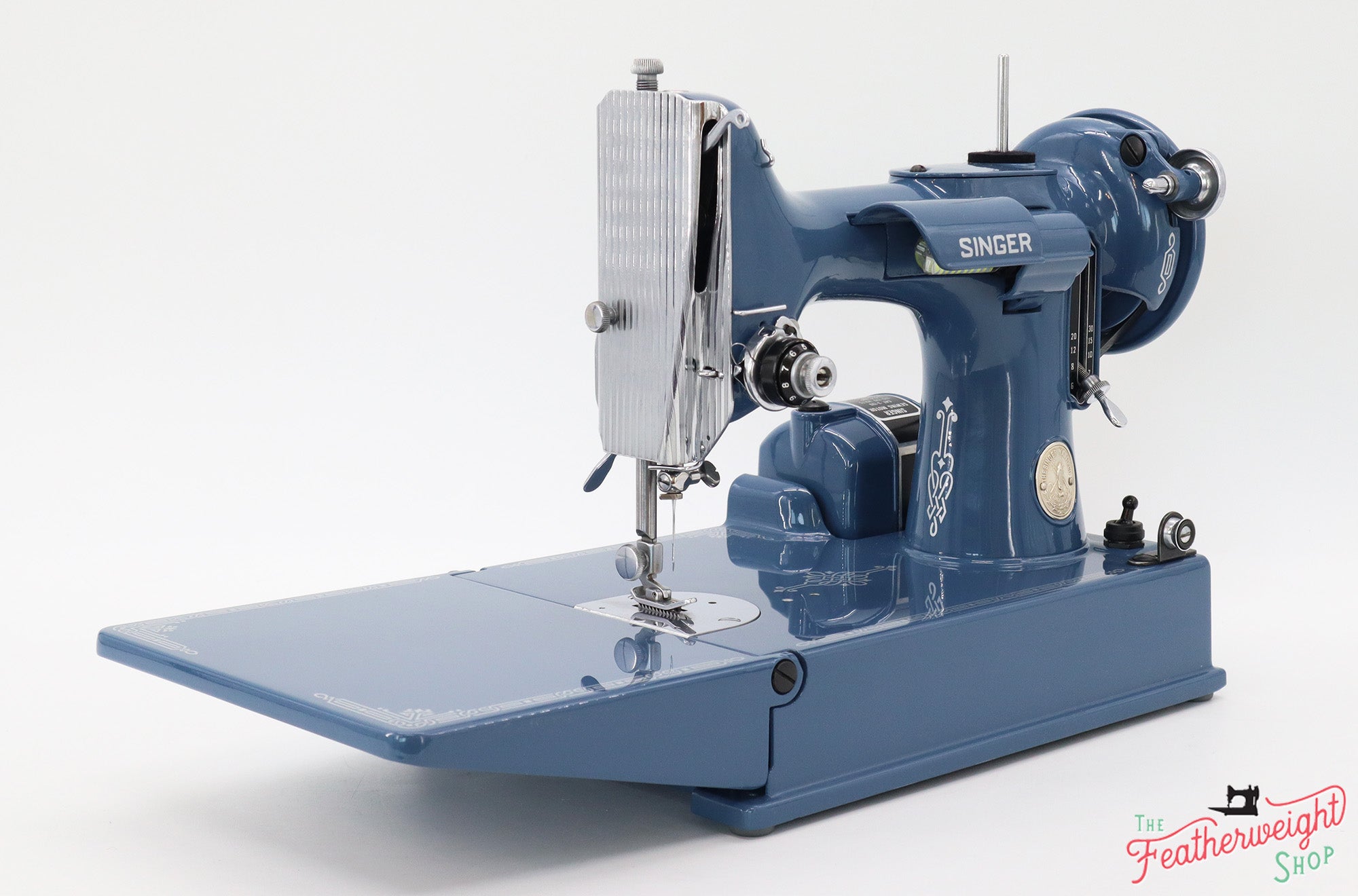 Singer Featherweight 221 Sewing Machine AJ786*** - Fully Restored in Denim