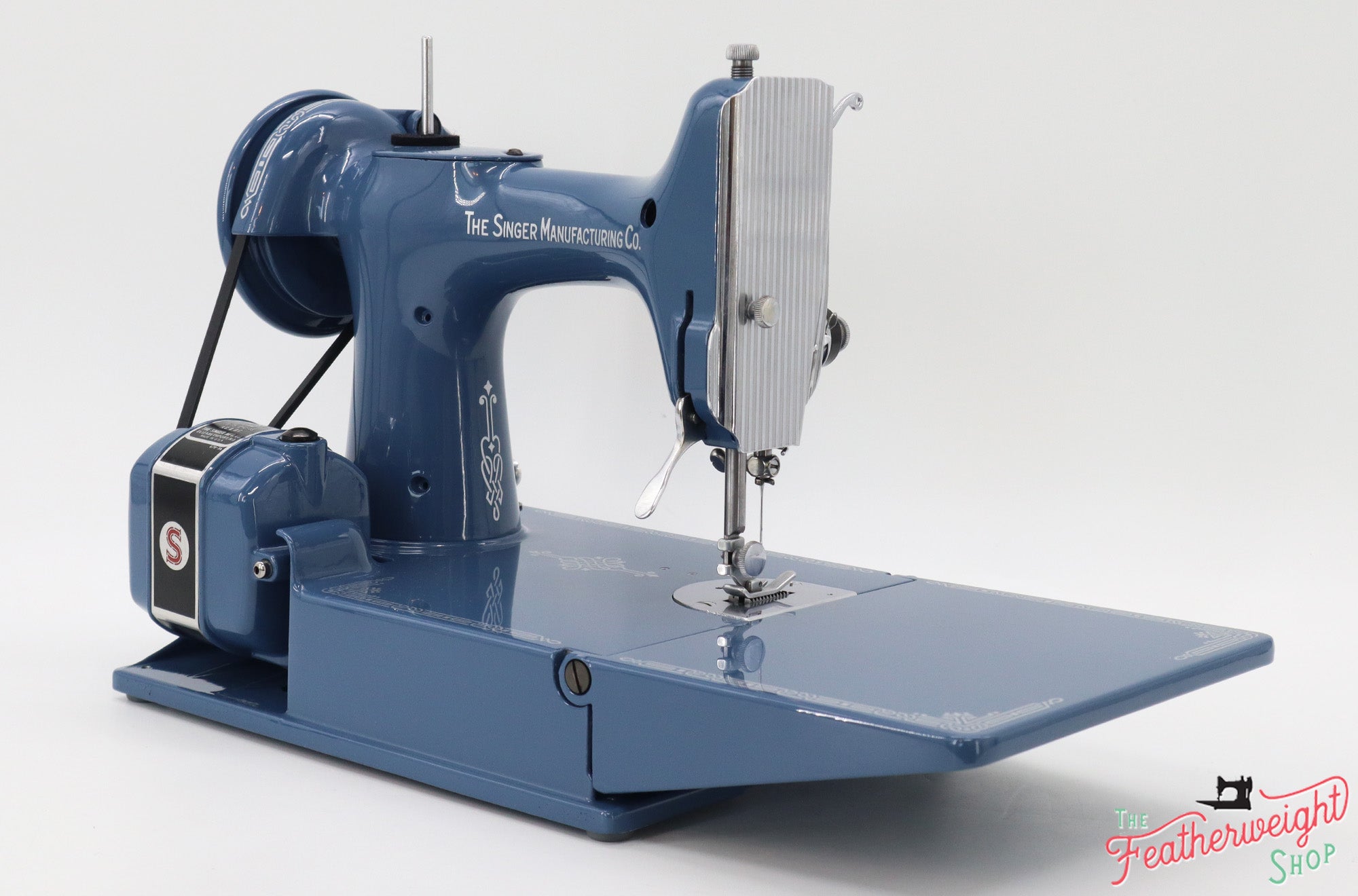 Singer Featherweight 221 Sewing Machine AJ786*** - Fully Restored in Denim