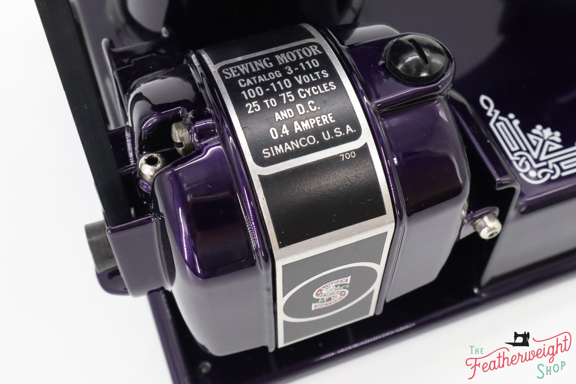 Singer Featherweight 221 AF1708** - Fully Restored in Black Iris